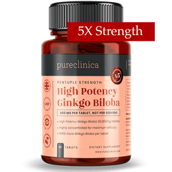 Ginkgo Biloba haute puissance - 30 000 mg x 90 comprimés