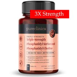 Phosphatidylsérine et phosphatidylcholine triple concentration x 60 comprimés