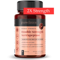 Serrapeptase double concentration 120 000 SPU x 90 comprimés