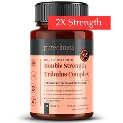 Tribulus double concentration et zinc, magnésium et vitamine B6 x 180 comprimés (958 mg – 40 % de saponines avec cuivre, bore et poivre noir)