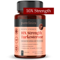 Turkestérone 10X avec calcium 5082 mg x 120 gélules