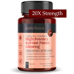 Ginseng (Panax coréen) - 10 000 mg x 180 comprimés