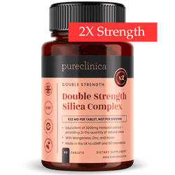 Complexe de silice double concentration 2000 mg x 90 comprimés (avec zinc, bore et manganèse)