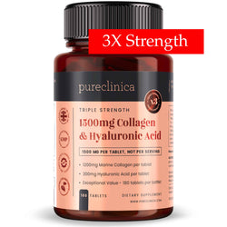 UltraColl et HLA dans un comprimé de 1 500 mg - 1 Bouteille (180 comprimés par bouteille) - 3 mois de stock