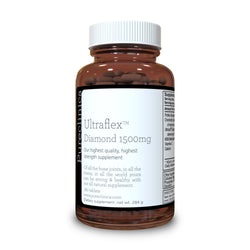 UltraFlexDiamond- 180 comprimés x 1500mg de Glucosamine, Chondroïtine, Collagène, Vitamine C et Calcium