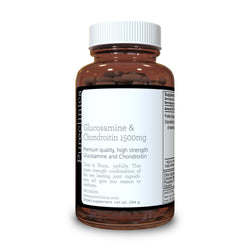Glucosamine et Chondroïtine Pureclinica 1500mg - 180 comprimés par bouteille